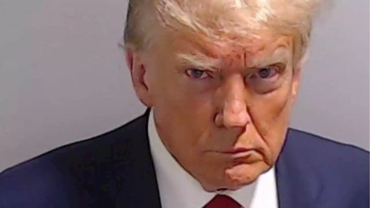 Donald Trump's first-ever mugshot released after he surrendered to authorities