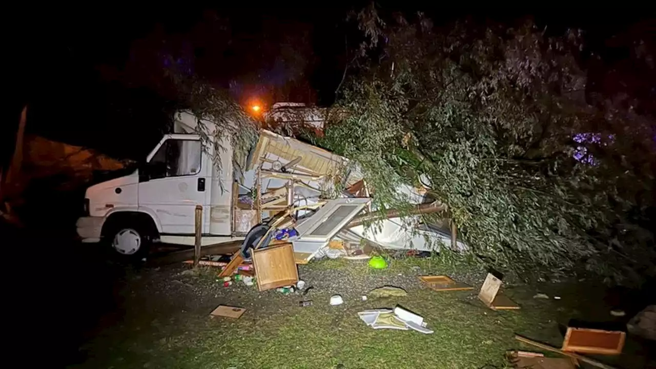 Campingplatz nach Unwetter geräumt: Sechs Menschen verletzt