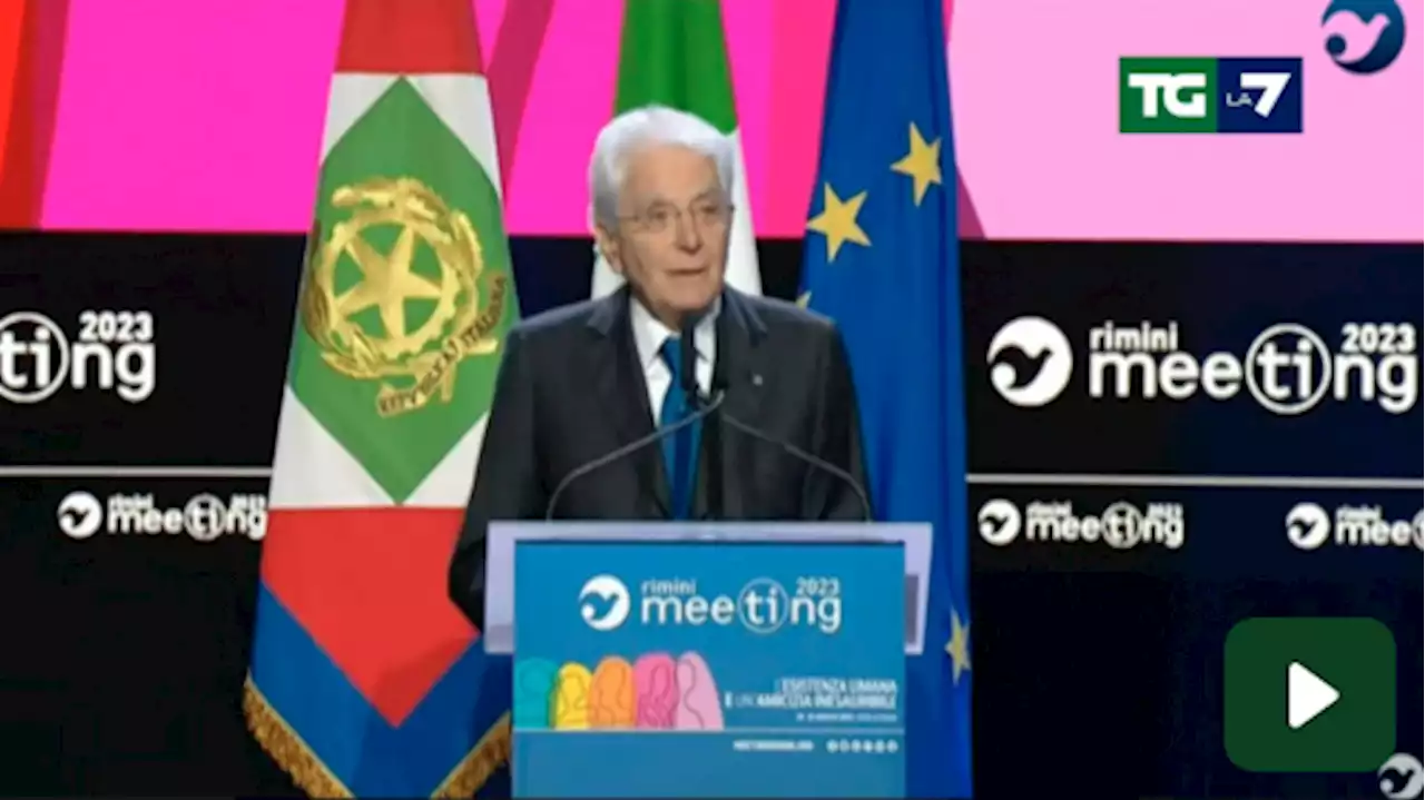 Mattarella al Meeting di Rimini: 'Le migrazioni non si cancellano con i muri'