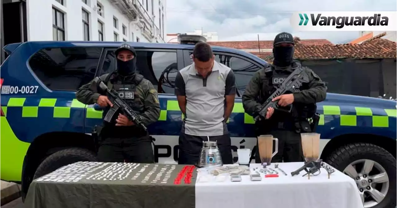 La Policía capturó a ‘Popeye’ quien estaría comercializando drogas en alrededores de colegios de Bucaramanga