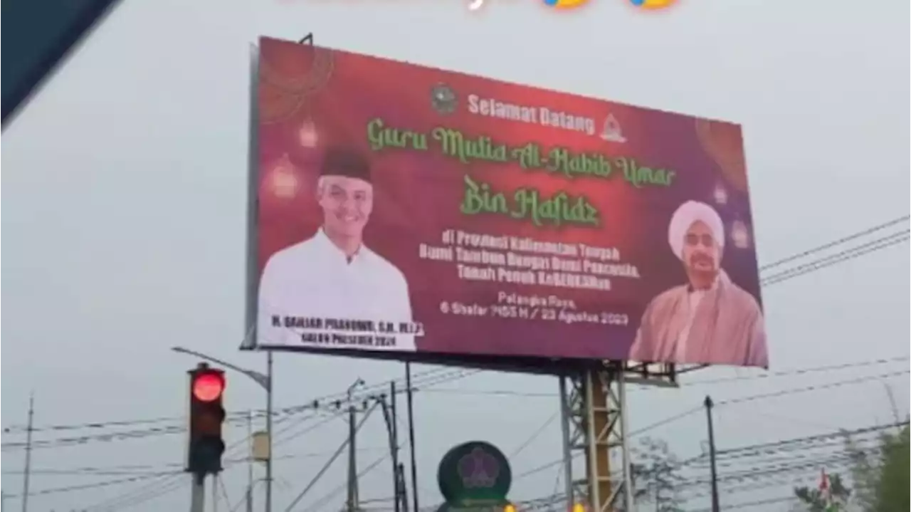 Viral Baliho Habib Umar Disandingkan dengan Foto Ganjar Pranowo