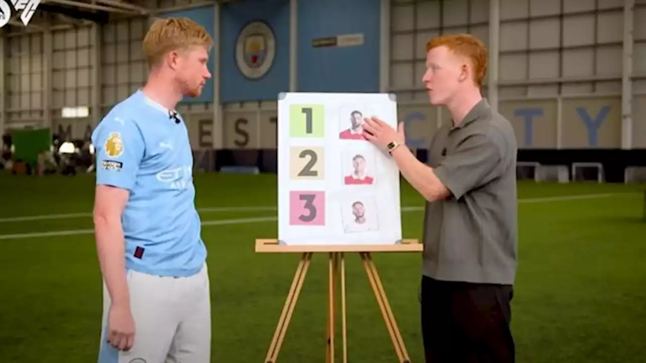 De Bruyne surpreende ao escolher melhor criativo da Premier League (vídeo) (Manchester City)