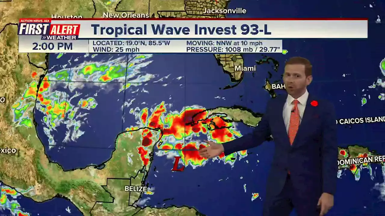 Tracking the Tropics: Tropical system could directly affect much of Florida by midweek