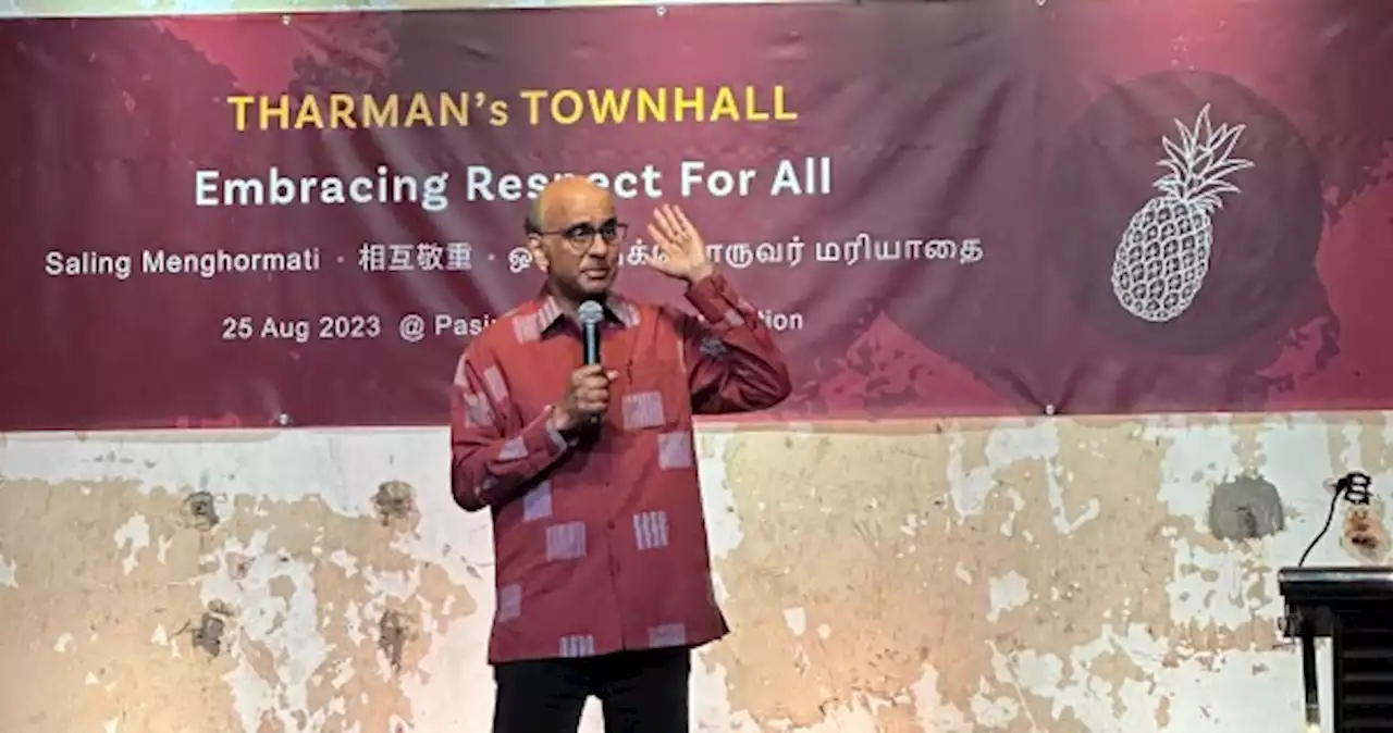 'We should not rush this': Tharman on LGBTQ matters in Singapore