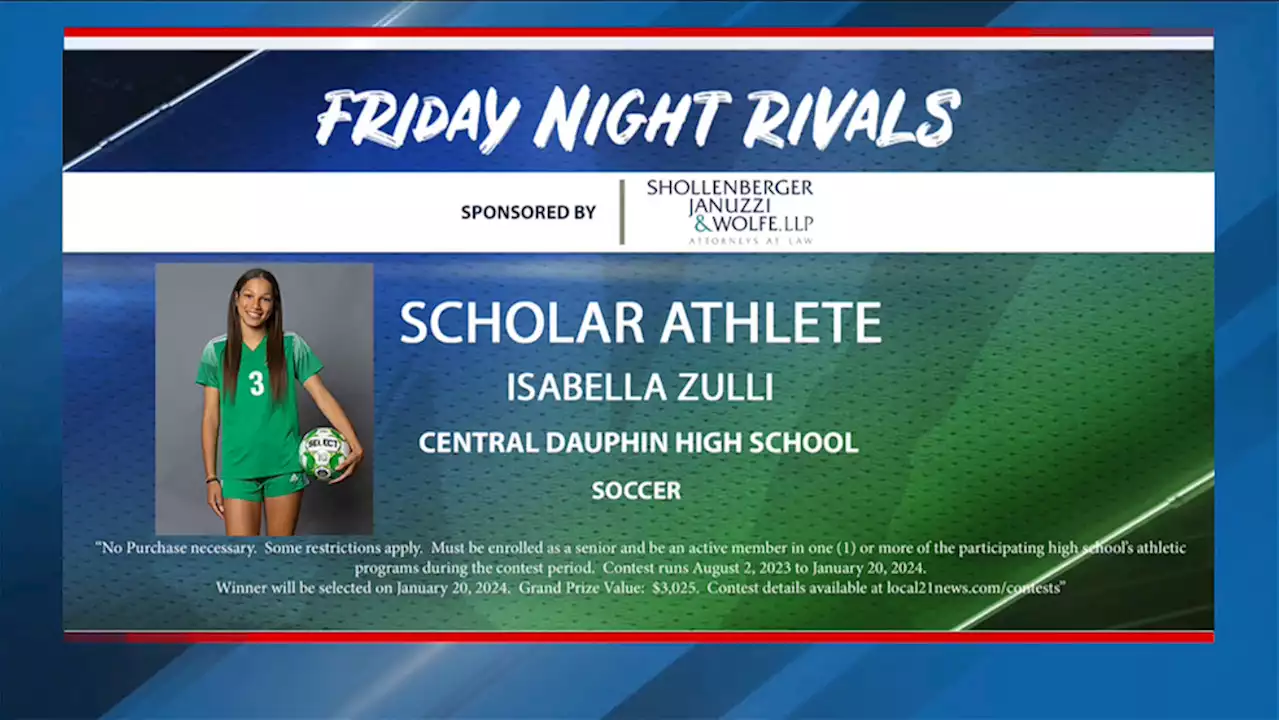 Scholar Athlete | Central Dauphin's Isabella Zulli