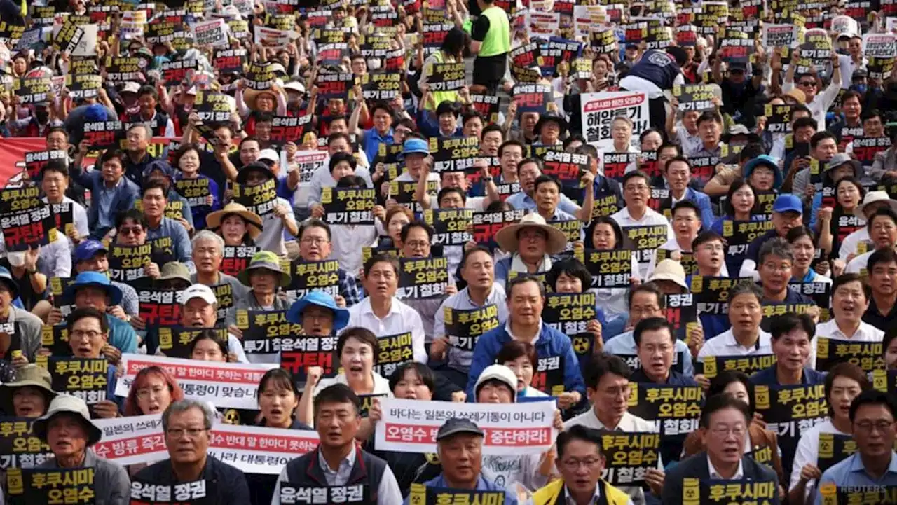 South Korean protesters call for government action on Fukushima water