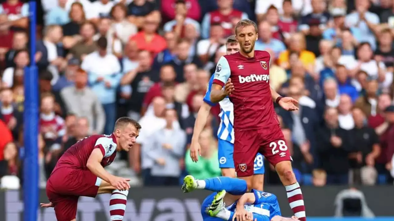 Ward-Prowse on target as West Ham beat Brighton 3-1