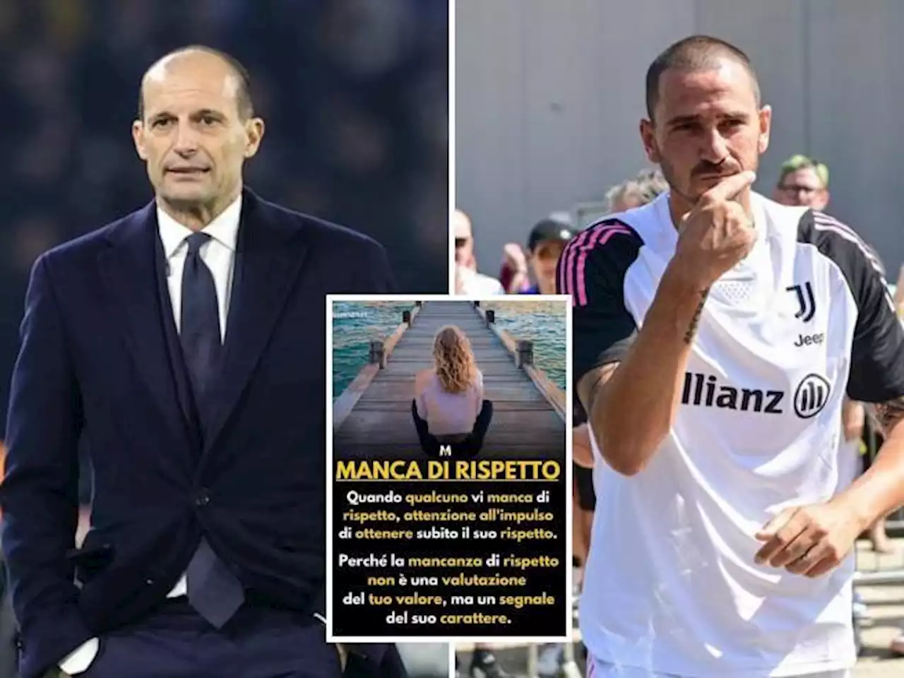 Bonucci-Allegri, botta e risposta: cosa è successo