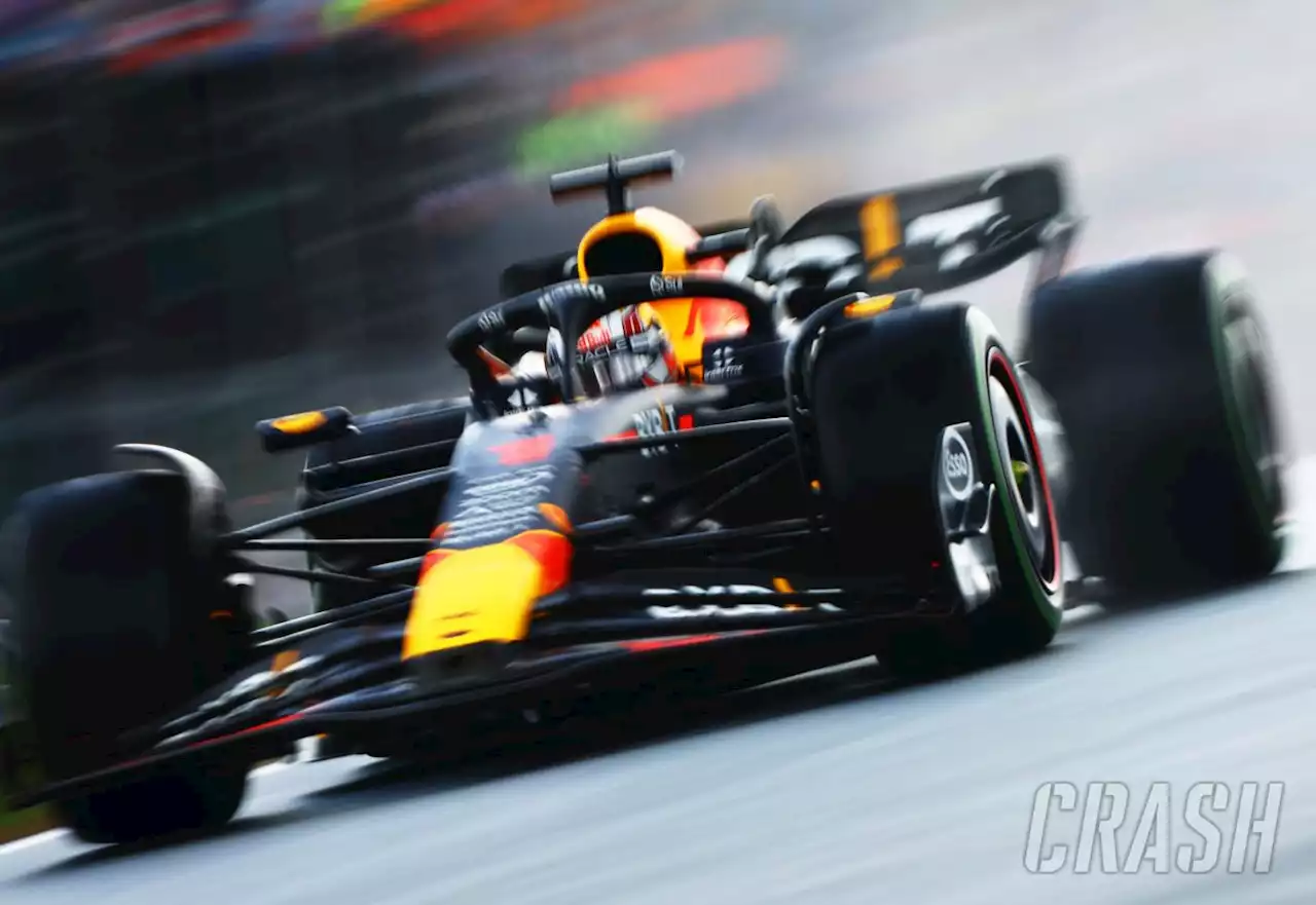 Verstappen clear of Russell in chaotic wet final practice