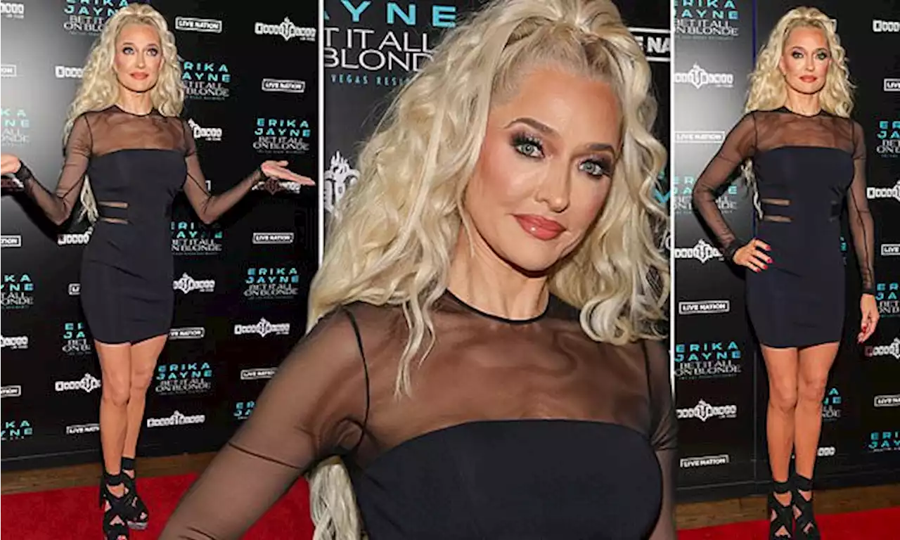 Erika Jayne sizzles in sexy LBD for opening of her Las Vegas residency