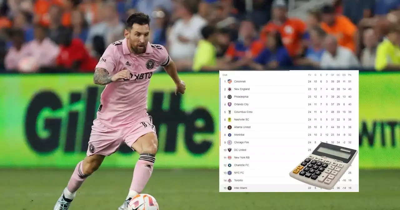 La calculadora del Inter Miami de Messi en la MLS: qué necesita para clasificar a los Playoffs