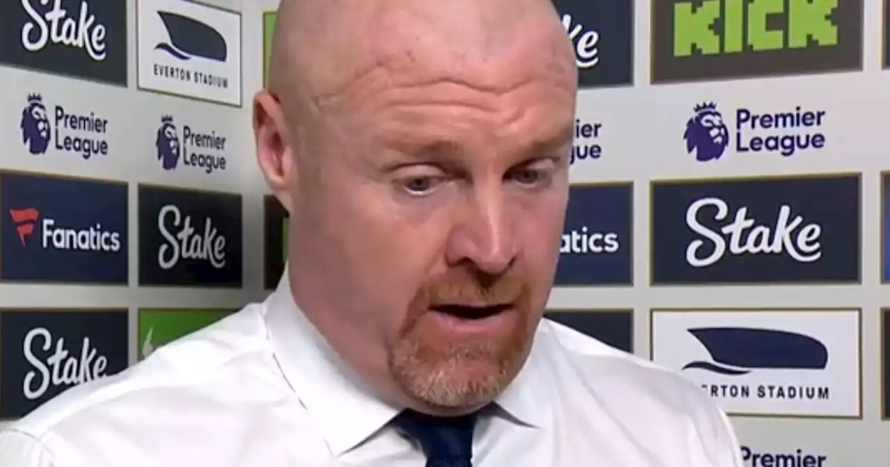 Sean Dyche shares what he said to Everton players in dressing room after Wolves