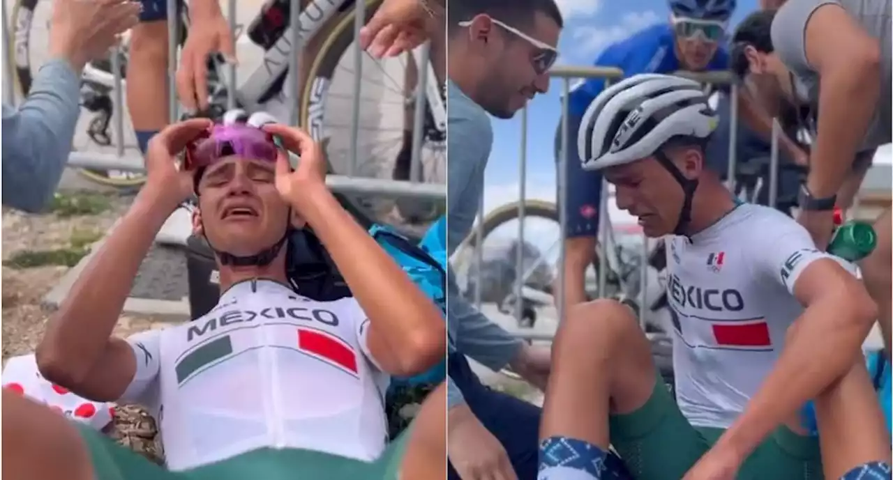 VIDEO: El emotivo festejo de Isaac del Toro al hacer historia en el Tour de Francia