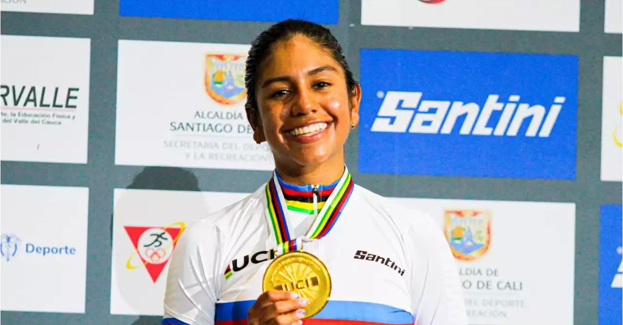 La colombiana Juliana Londoño es nueva campeona mundial de ciclismo de pista