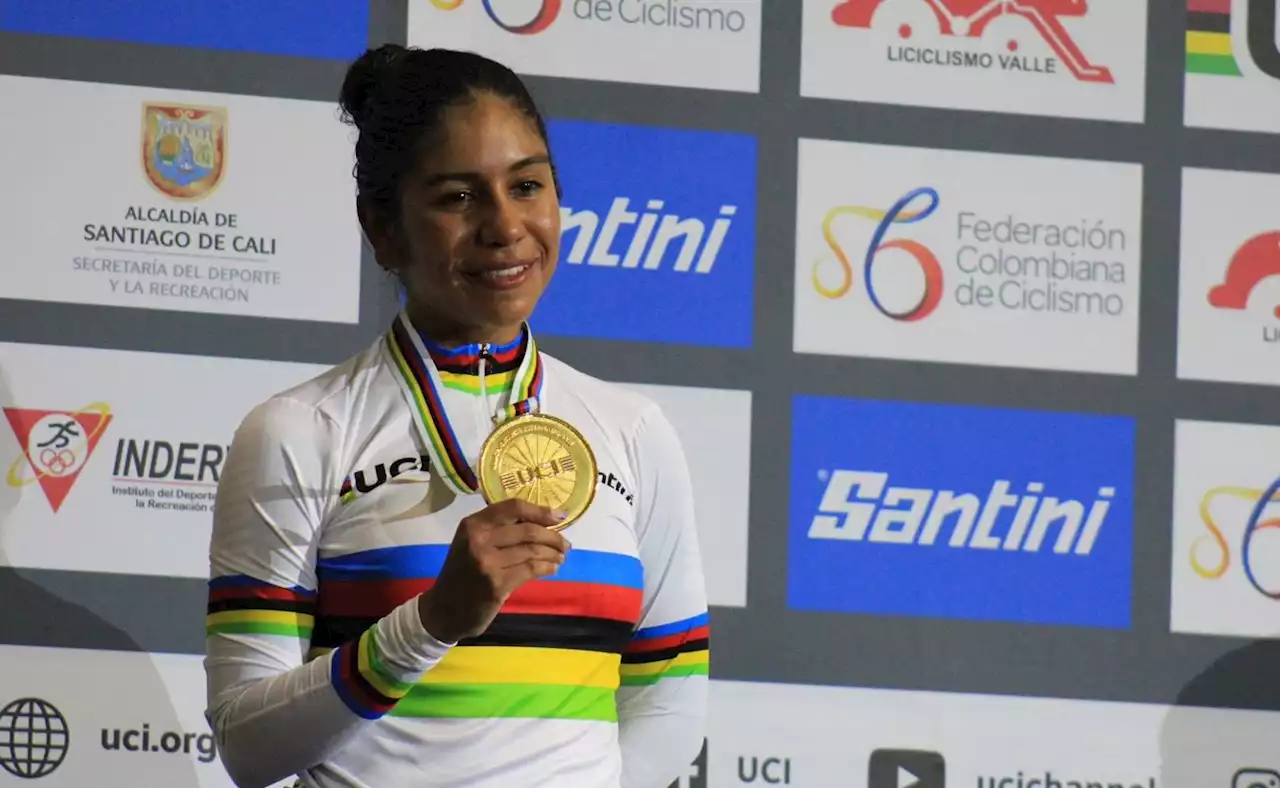 Juliana Londoño, paisa que representa a Atlántico, oro en Mundial de Ciclismo