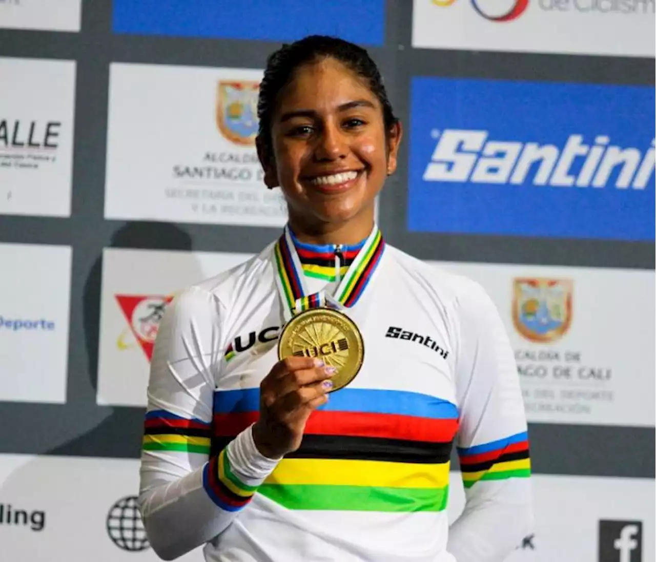 Representantes de Colombia cosechan oros en el Mundial de Ciclismo de Cali