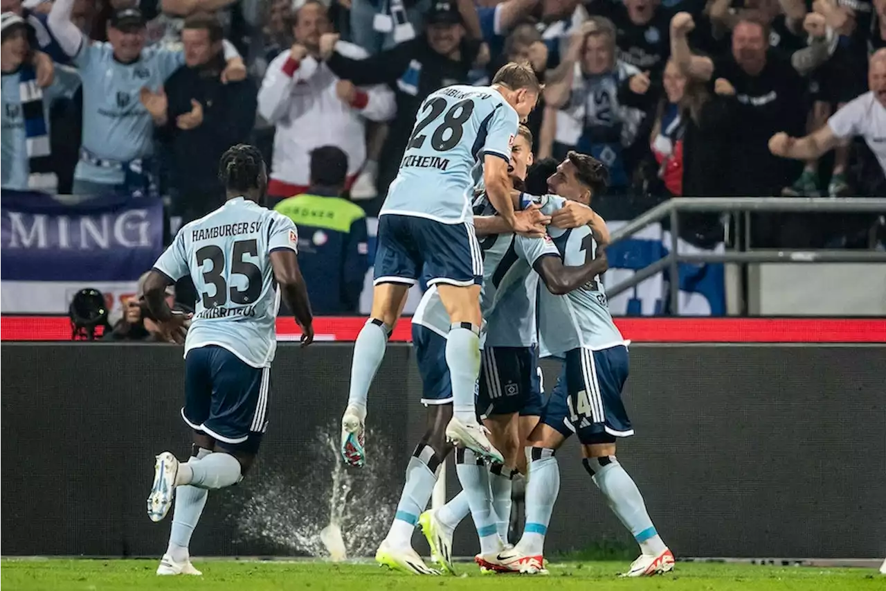 2. Liga: Hertha und Fortuna im Torrausch - HSV siegt im Nordduell
