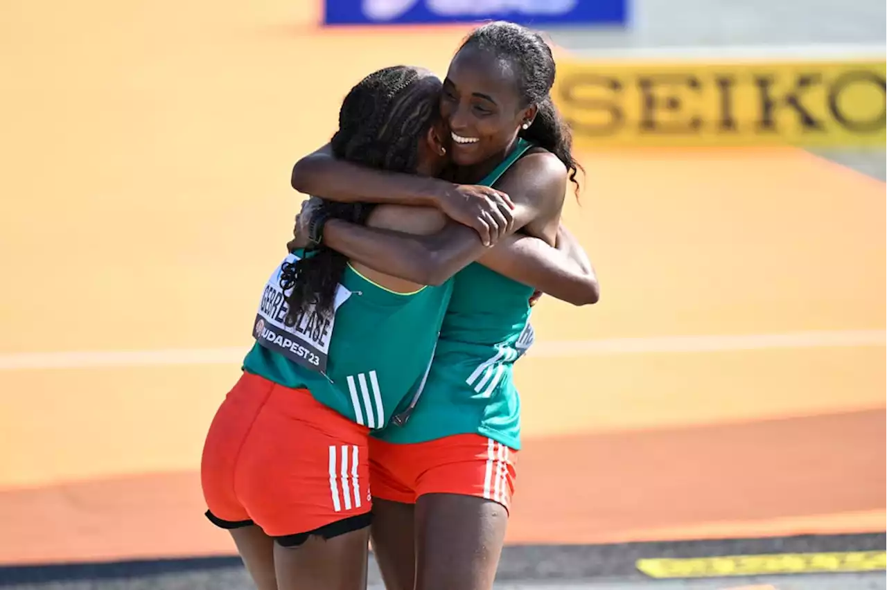 Shankule leads Ethiopian 1-2 in world women’s marathon