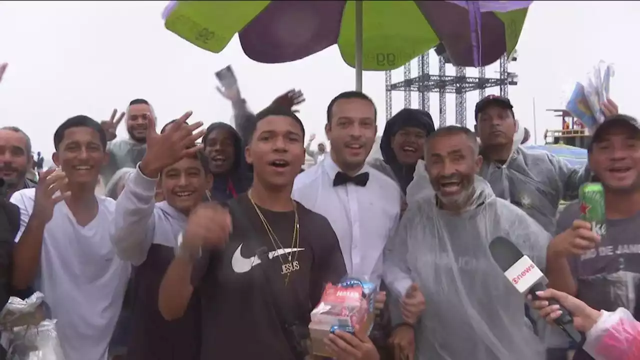 Fãs chegam cedo em Copacabana para show do DJ Alok e cantam sucessos de MC Marcinho