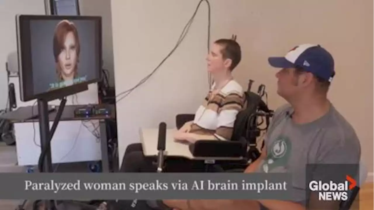 Paralyzed Regina woman becomes 1st person to speak via AI brain implant