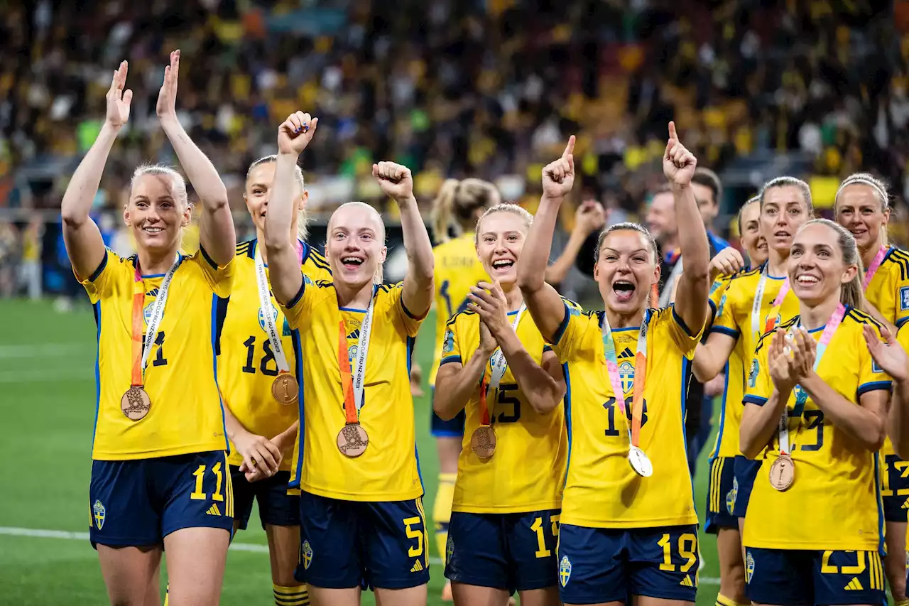 Sverige världsetta i fotboll