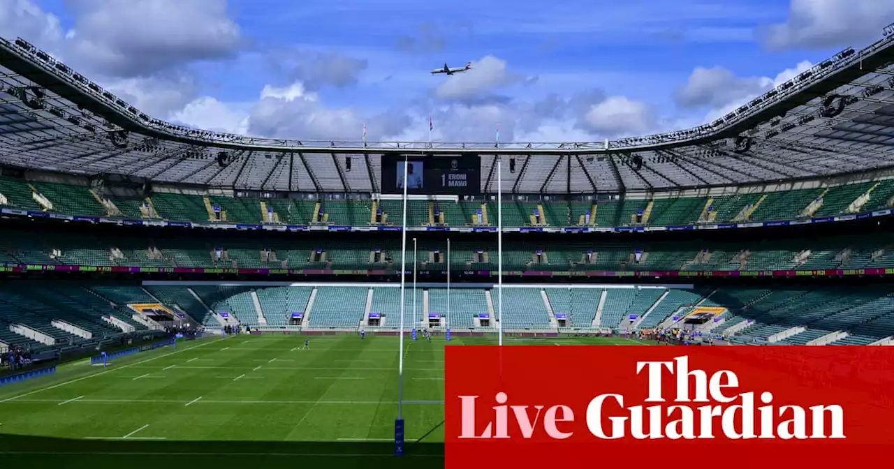 England v Fiji: Rugby World Cup warm-up international