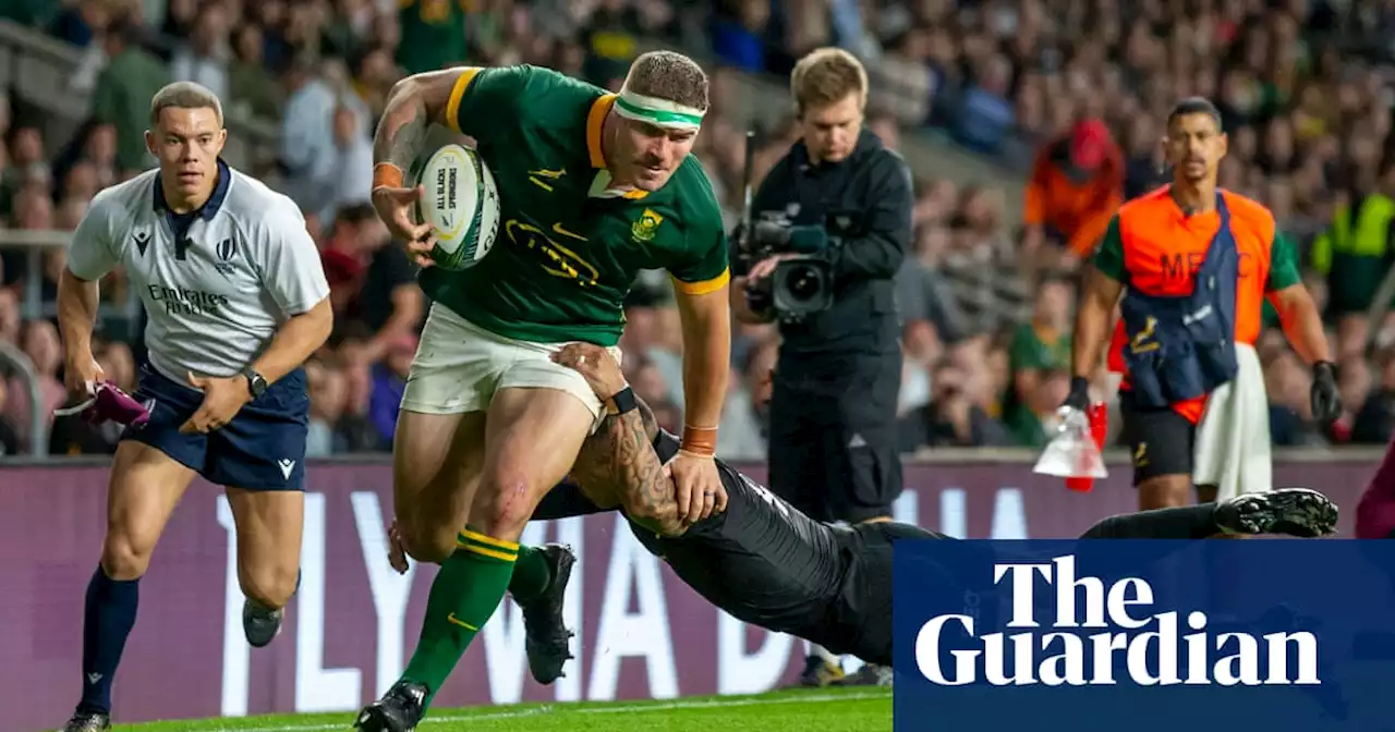 South Africa demolish indisciplined New Zealand as Scott Barrett sees red