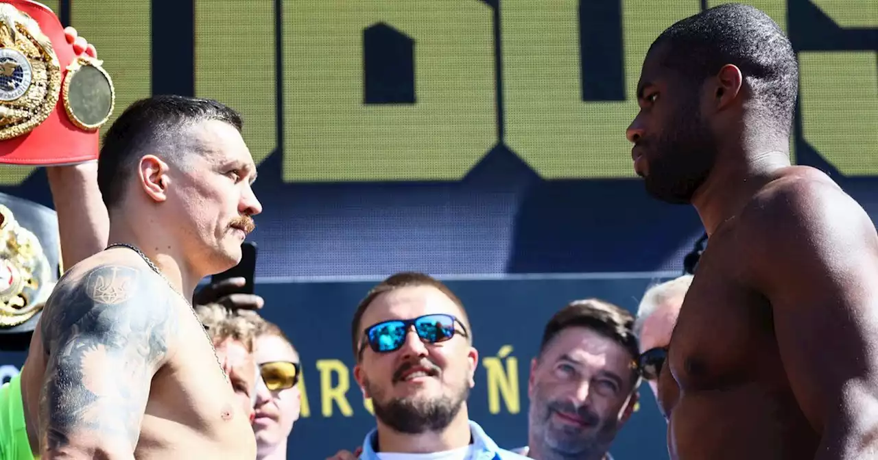 Oleksandr Usyk vs Daniel Dubois LIVE result, UK start time, undercard and stream