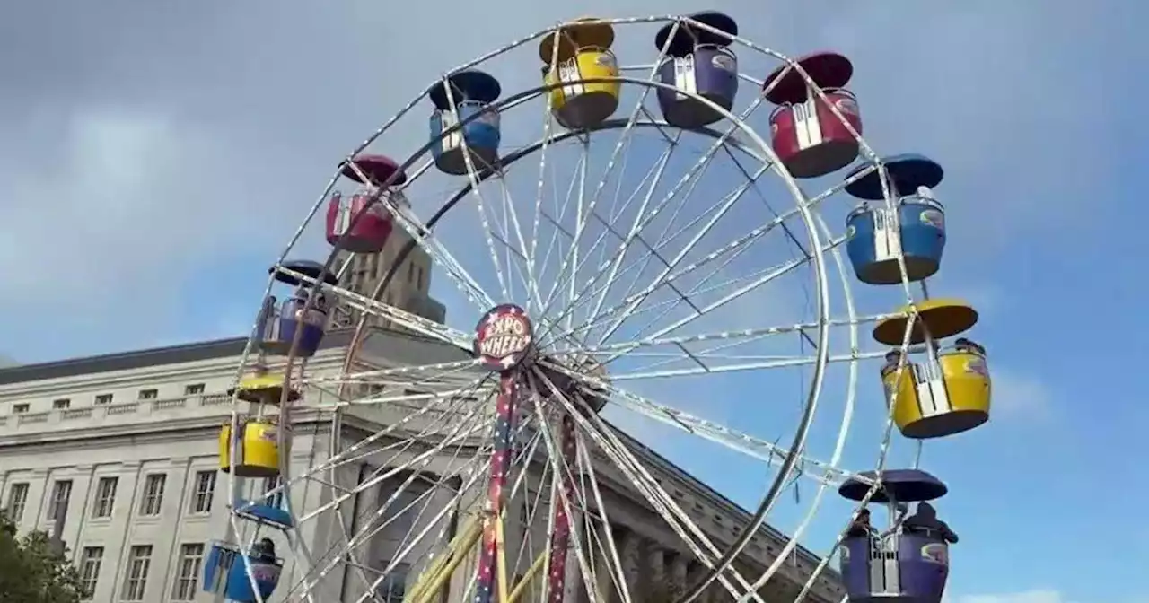 San Francisco's Civic Center hosts carnival with rides and games through Sunday