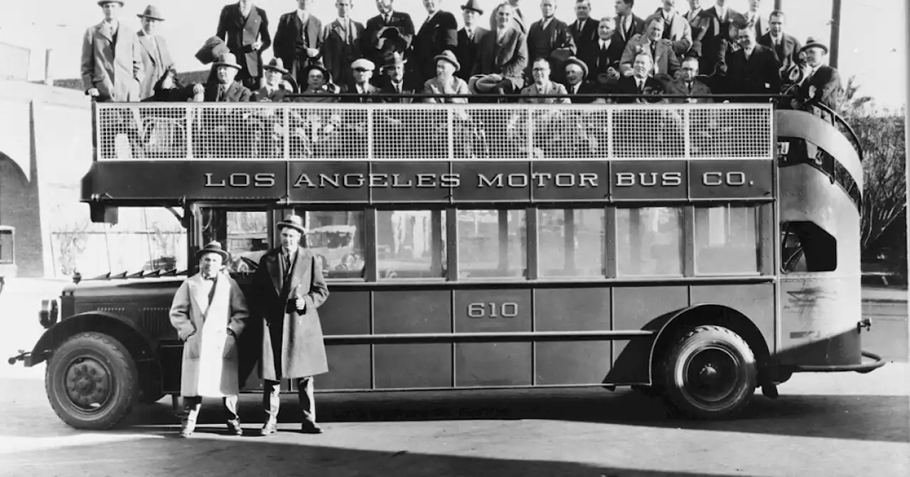 LA’s First Bus Took Off Along Western Ave 100 Years Ago