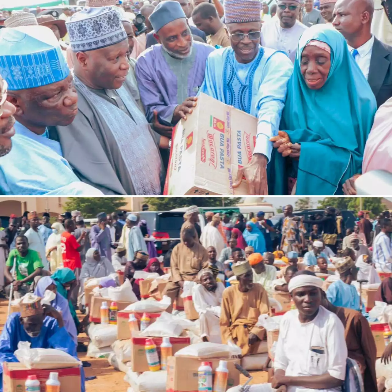 Gov Inuwa Distributes Palliatives To 420,000 Vulnerable Persons In Gombe