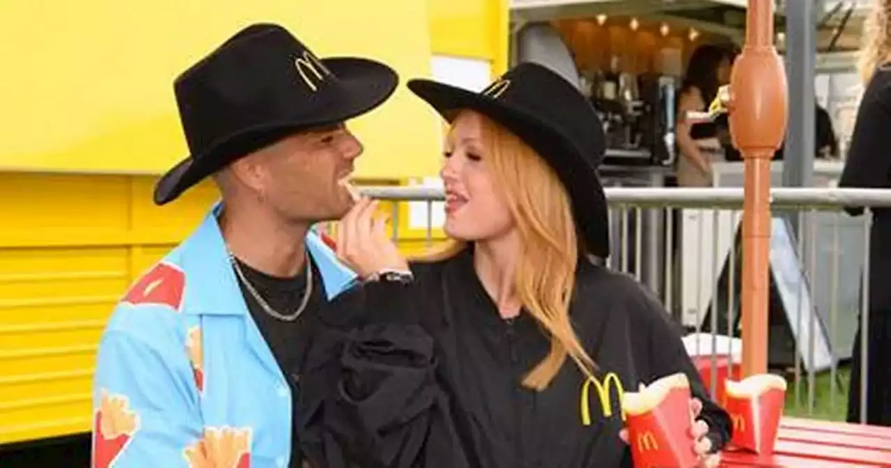 Celeb couple Maisie Smith and Max George spotted backstage at Leeds Festival