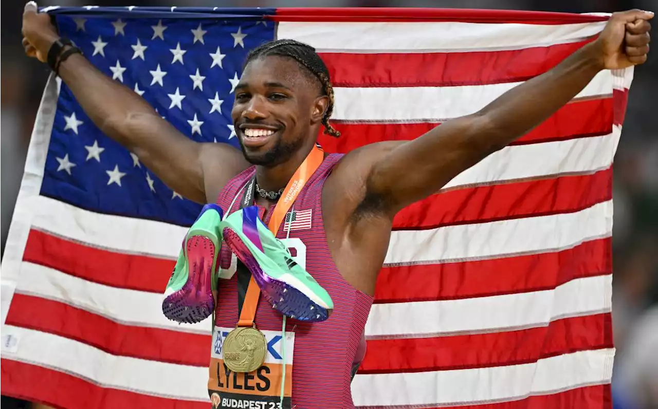 Noah Lyles también gana oro en 200 metros y roza récord de Usain Bolt