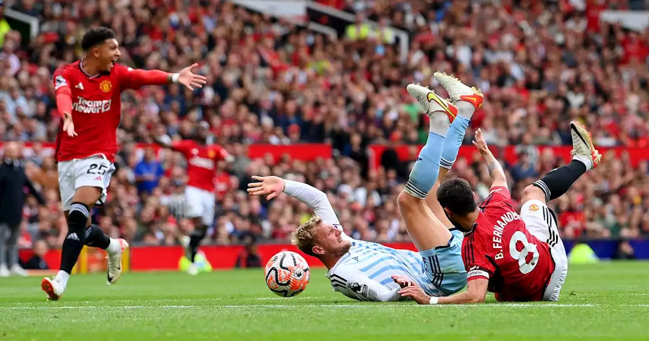 Mike Dean explains why VAR did not overturn Forest red card vs Man United