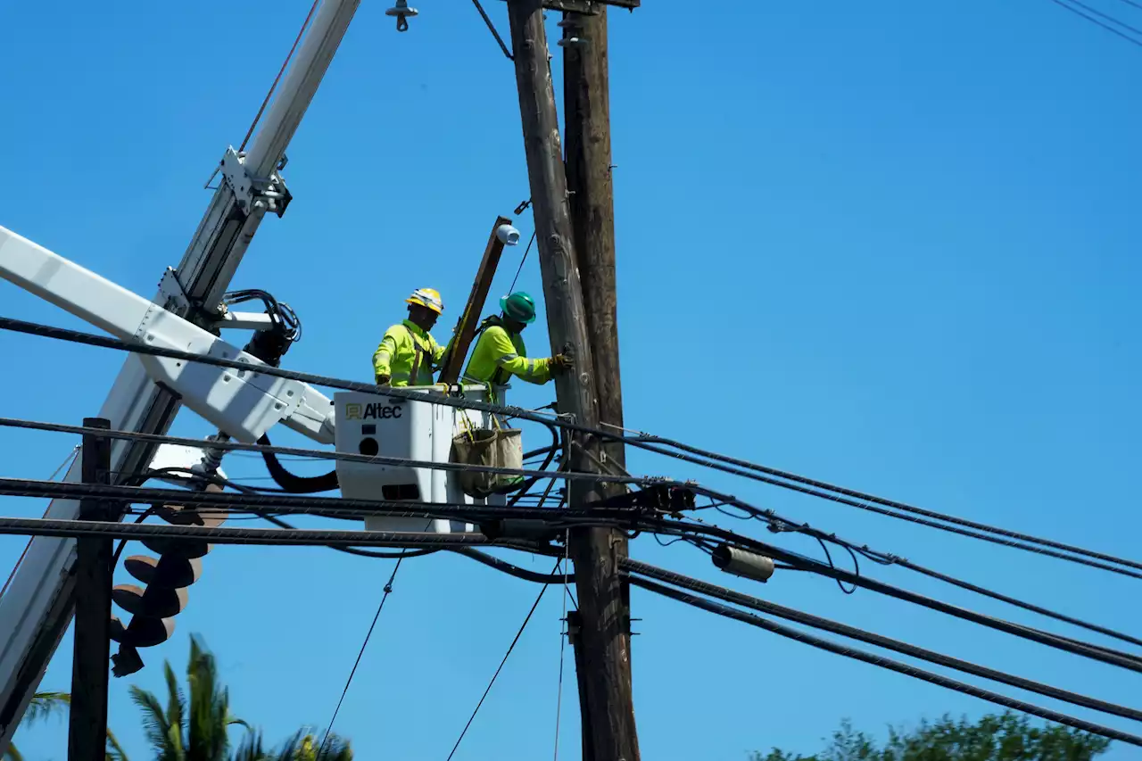 Bare electrical wire and leaning poles on Maui were possible cause of deadly fires