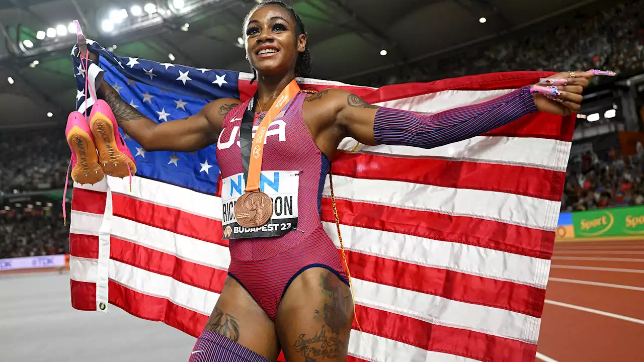 Dallas' Sha'Carri Richardson takes third in the 200m at World Athletics Championship