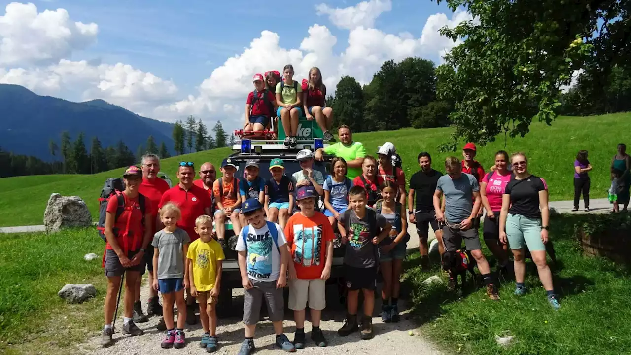 Ferienspaß mit der Bergrettung auf der Kitzhütte