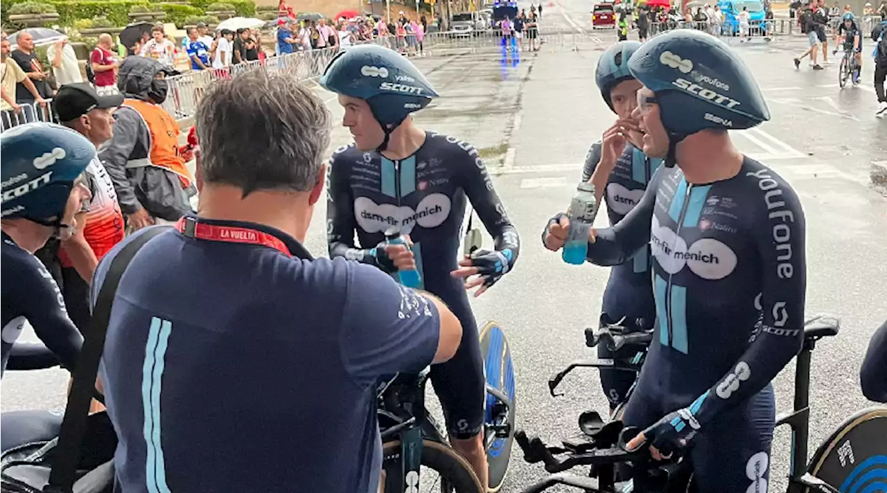 Lorenzo Milesi es el primer líder de la Vuelta a España: Team DSM conquistó la 'crono' por equipos