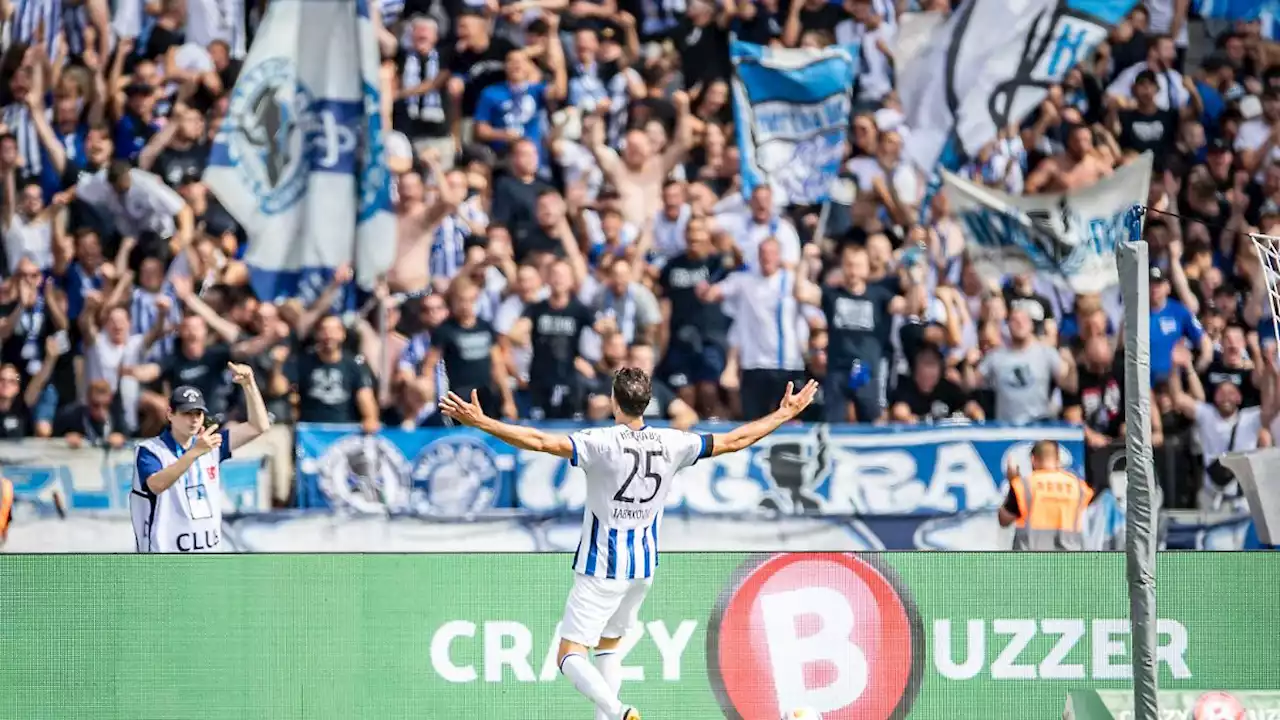 Hertha BSC feuert Talfahrt fulminante Show entgegen