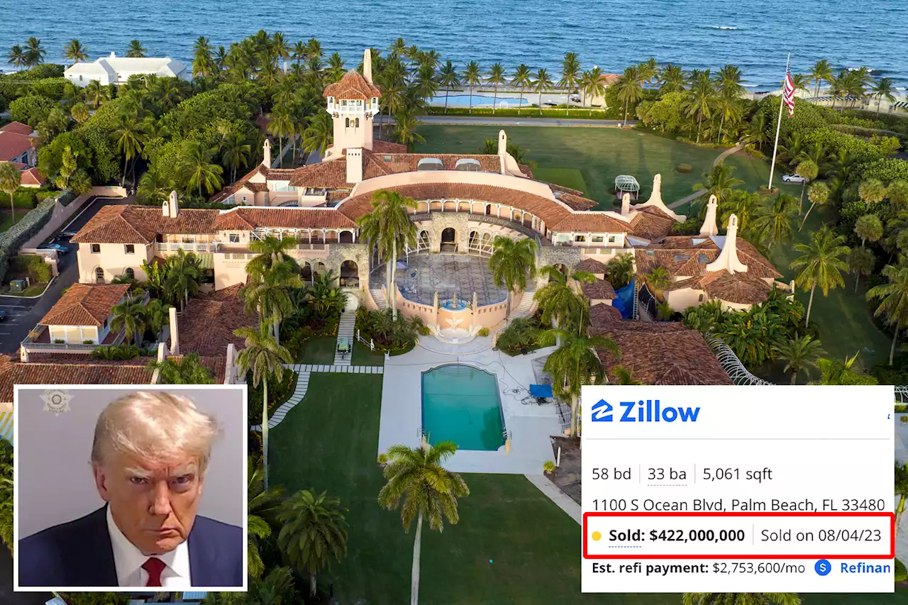 ‘Fake’ Mar-a-Lago sale notice sets tongues wagging after Trump surrender