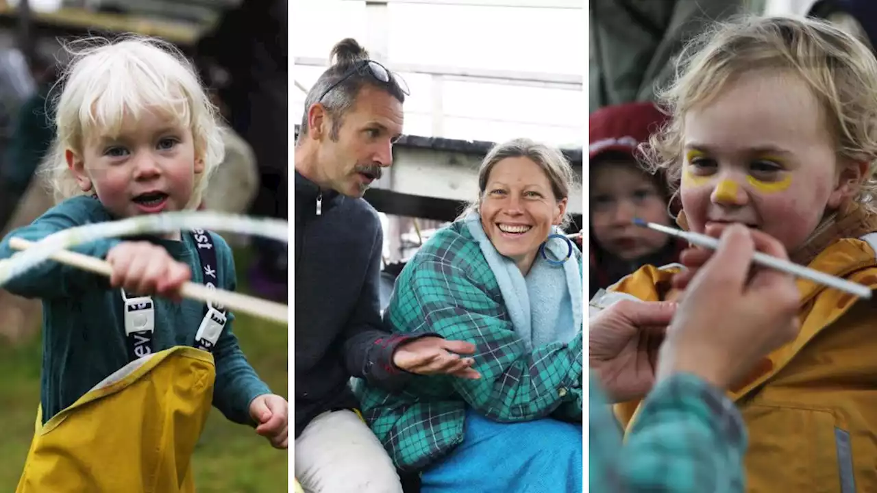 Familjefestivalen lockade många – trots vädret