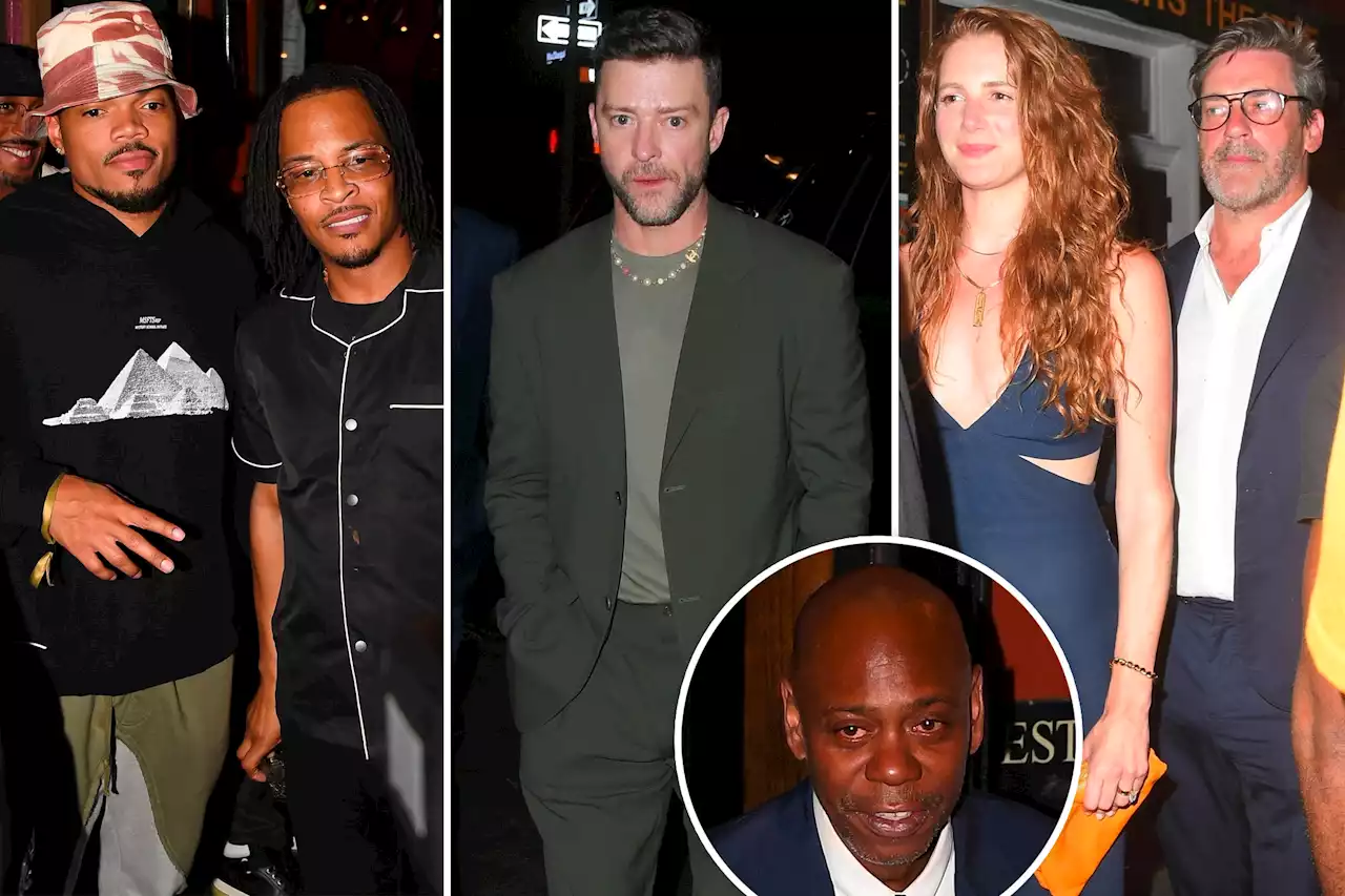 Dave Chappelle celebrates 50th birthday with star-studded bash