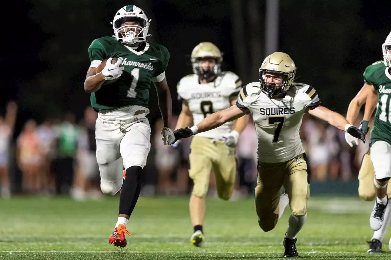 Trinity blows out Delone Catholic, 49-12; Scenes from the game