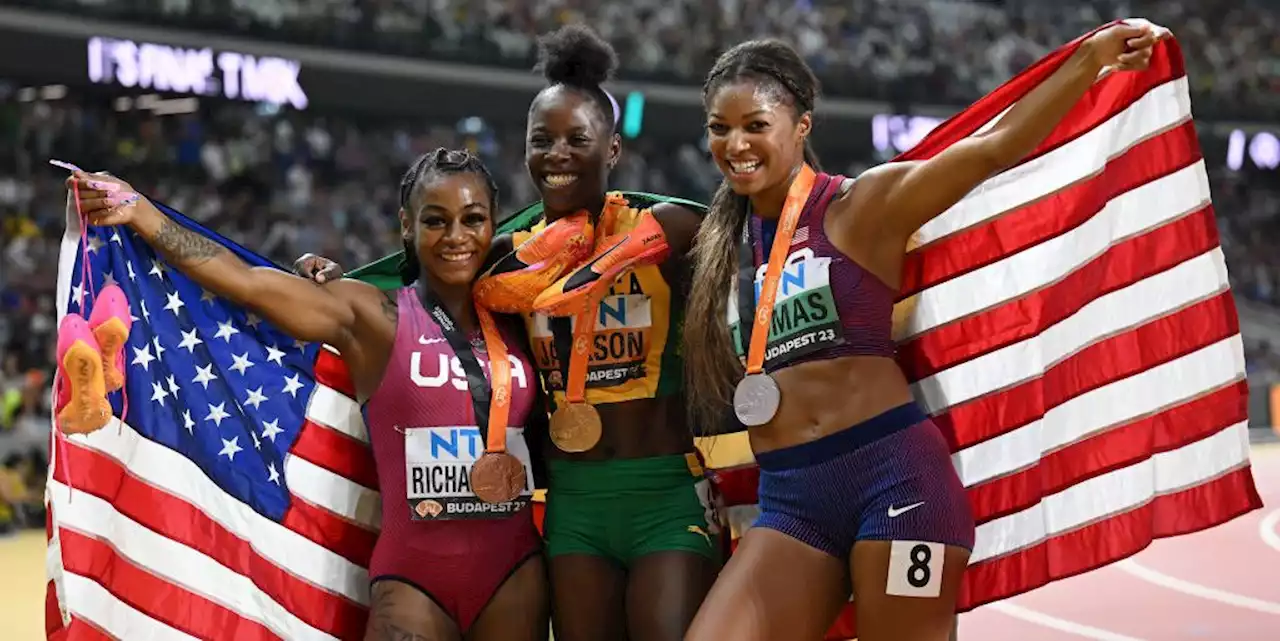 Sha’Carri Richardson and Gabby Thomas Earn Medals in 200 Meters at World Championships