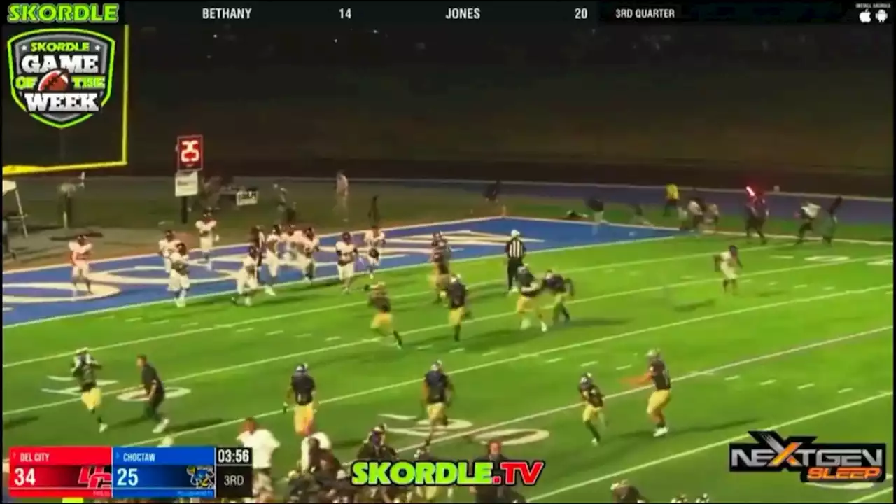 Players run for cover as shots ring out at American football match in Oklahoma