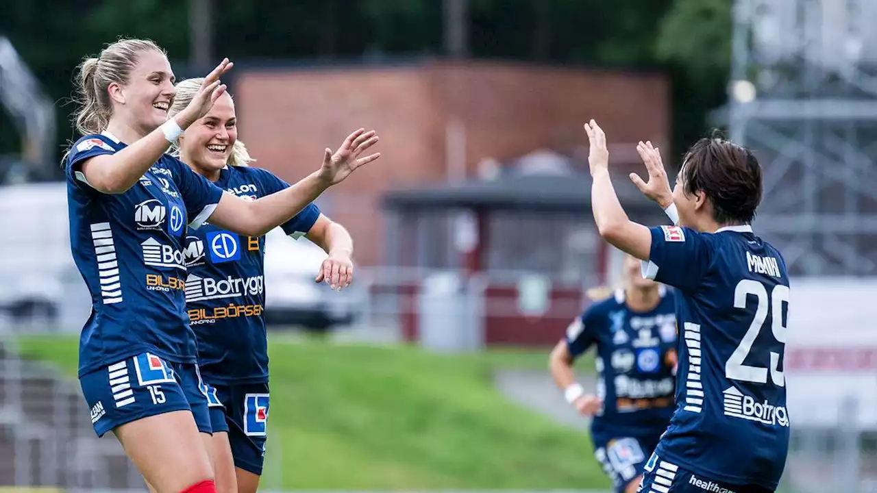 Fotboll: Målfest av Linköping i återstarten