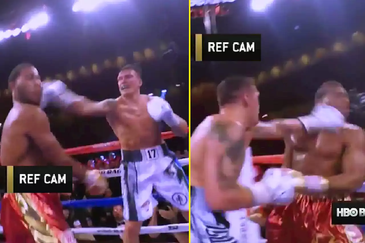 Ref-cam showed Oleksandr Usyk at his brilliant best when he ruthlessly pummelled Michael Hunter