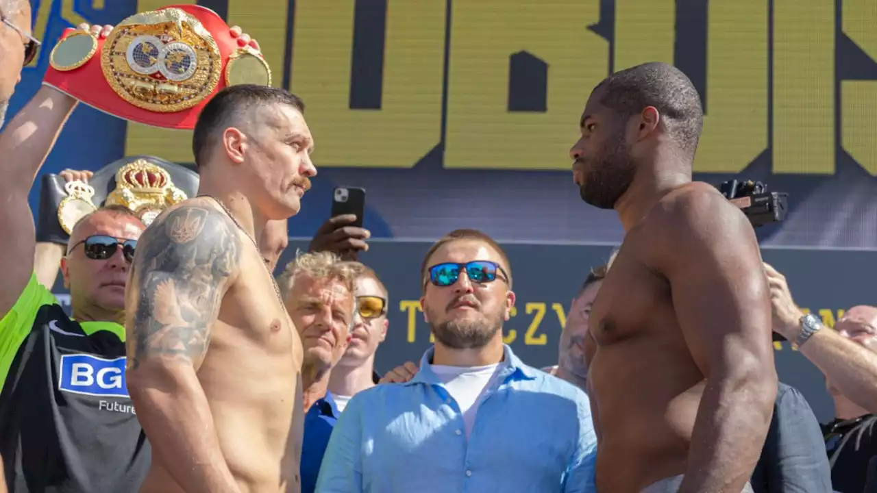 Oleksandr Usyk vs Daniel Dubois: All info for huge boxing title fight