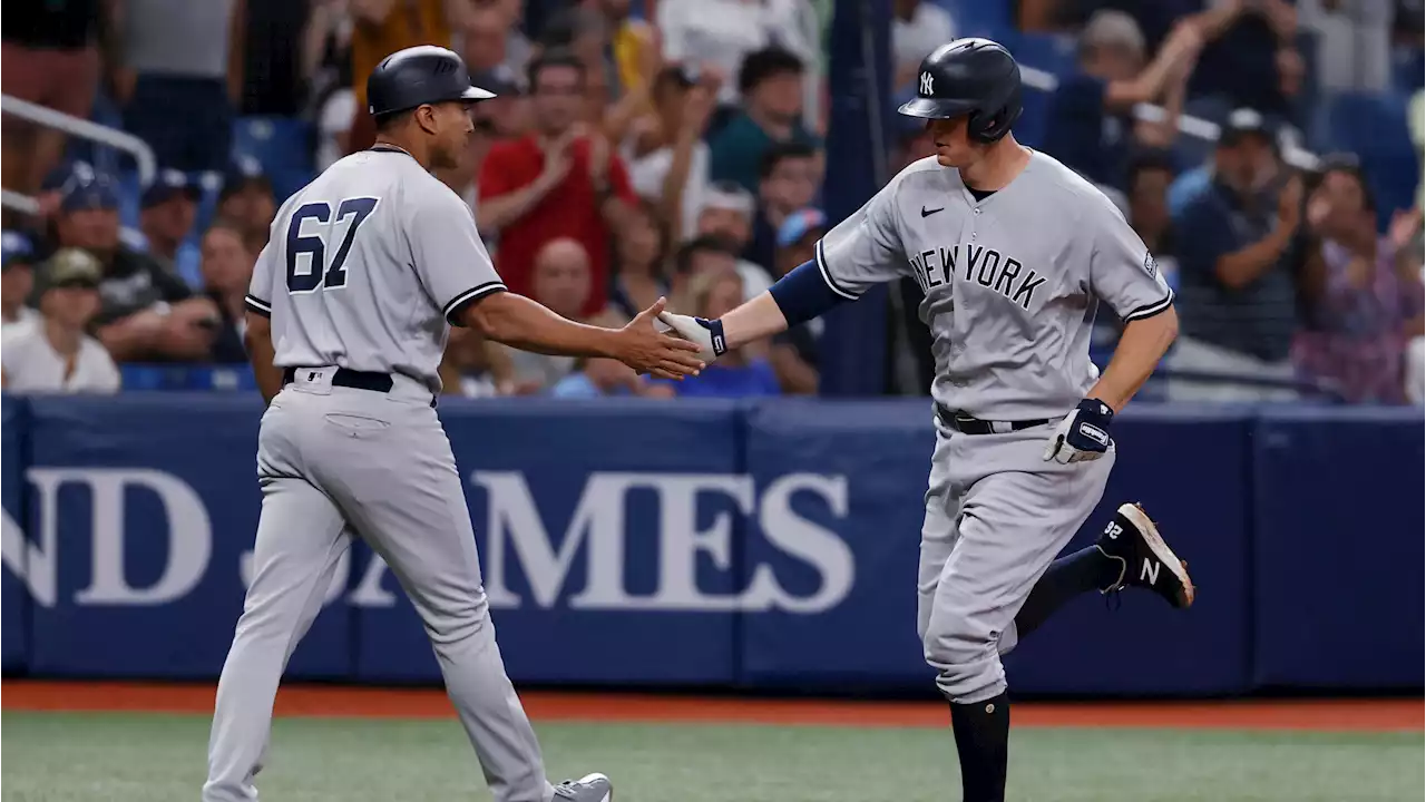 DJ LeMahieu homers twice to back Gerrit Cole as Yankees beat Rays