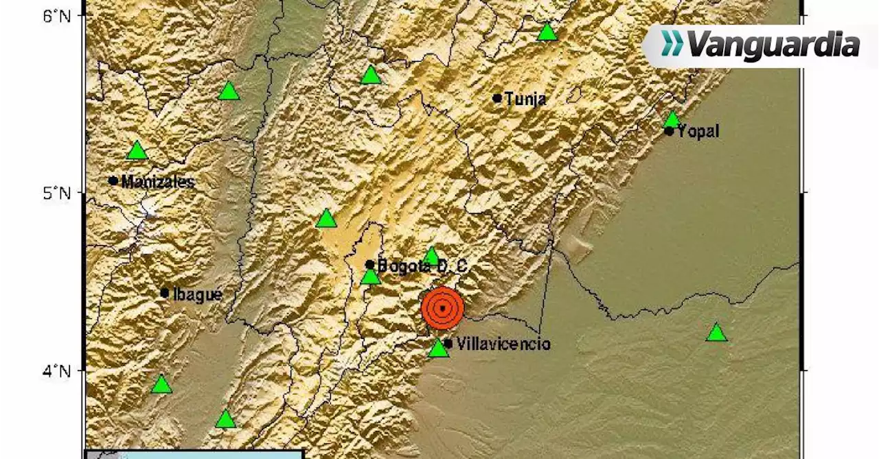 Volvió a temblar en El Calvario, Meta, en la noche de este viernes